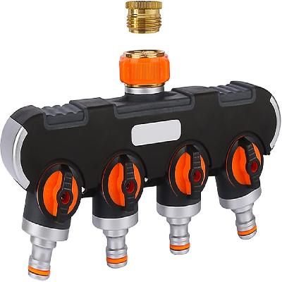 GARDENA 8194-20 Four Channel Water Distributor 3/4" inlet and 1/2" outlet